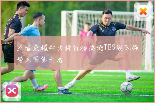 王者荣耀耐力排行榜揭晓TES战队强势入围第十名